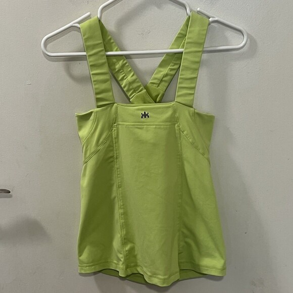 Kyodan Womens Neon Green Athletic Workout Tank Top Size Medium - Picture 4 of 11
